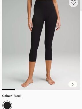 lululemon Align High-Rise Ribbed Crop 23"